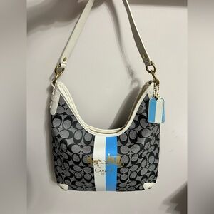 Coach Heritage Stripe Hobo shoulder bag